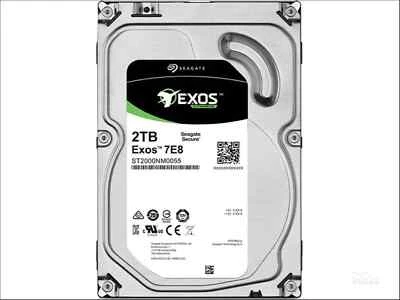 Seagate Exos 7E8 ST2000NM0055 2TB 128MB 7200RPM SATA 3.5'' Inch Hard Disk Drive - Image 1 of 4