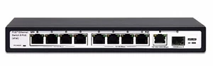 120W 8-Port 10/100Mbps PoE Switch + 1-port 10/100/1000Mbps + 1x SFP 1000Base-X - Picture 1 of 4