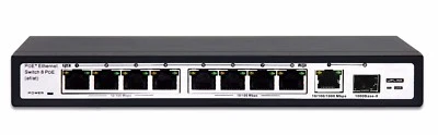 120W 8-Port 10/100Mbps PoE Switch + 1-port 10/100/1000Mbps + 1x SFP 1000Base-X - Image 1 of 4