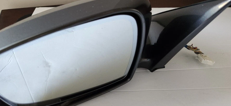 ESPEJO RETROVISOR PUERTA IZQUIERDA LADO CONDUCTOR INFINITI M37 M56 M35H Q70 2011-2014 gris atenuado automático OEM Foto 1 de 4