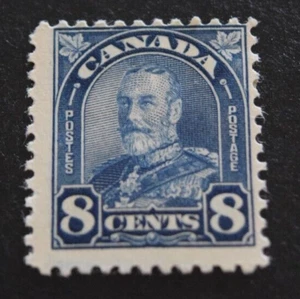 1930 Canada Stamp - Scott #171 - 8 Cent - Geo. V Leaf Issue - MLH/OG/VF - Picture 1 of 2