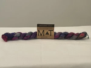 Madelinetosh handgefärbtes Garn Knäuel Einhornschwanz 100% SW Merinowolle lila grau - Bild 1 von 9