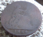 1888 VICTORIAN ONE PENNY COIN QUEEN VICTORIA VC1957 ] - JACK THE RIPPER.