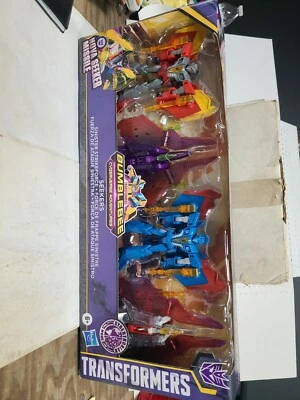 Transformers Bumblebee Cyberverse Adventures Seekers Sinister Strike Force 4-pck - Image 1 of 4