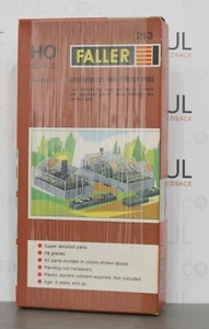 FALLER #213 - INVERNADEROS Y MACIZOS DE FLORES - KIT DE FERROCARRIL DIORAMA HO - ¡COMPLETO! - Imagen 1 de 1