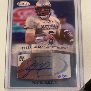 2007 SAGE Platinum Auto /50 Tyler Palko #A39 Rookie Auto RC - Foto 1 di 2