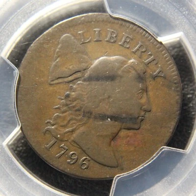 1796 Capped Liberty Large Cent,S-81, PCGS F-12 - Image 1 of 4