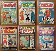 Job Lot of 6 DC Shazam comics (1974-1975) 9, 10, 11, 13, 14, 17