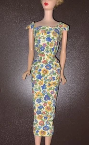 Vintage 1960s Barbie On The Go Floral Sheath Dress💕 - Picture 1 of 6