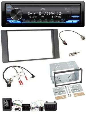JVC Bluetooth DAB USB Lenkrad Autoradio für Ford Kuga 2008-2012 anthrazit - Bild 1 von 4