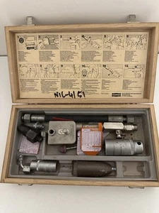 Vintage Motometer Recording Compression Tester Kit With Charts Made In Germany - Picture 1 of 11