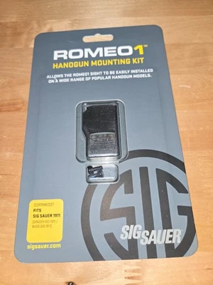Kit de montaje de pistola Sig Sauer Romeo1, modelos estándar 1911, negro - SOR1MK007 Foto 1 de 2
