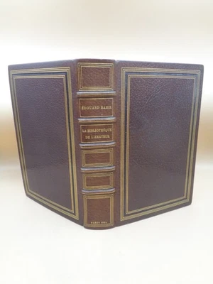 Edouard Rahir : La bibliothèque de l'amateur Reliure plein maroquin signée GRUEL - Photo 1/4