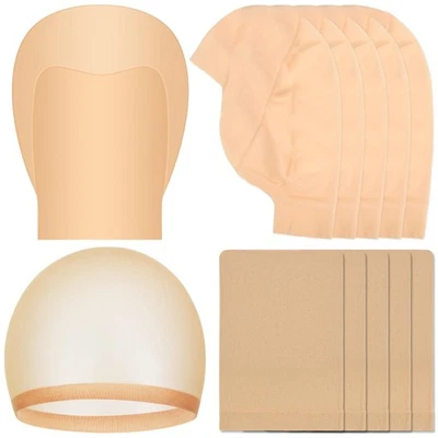 10 peças bonés carecas, boné careca de látex Halloween com tampa de peruca de cabeça para homens adultos - Imagem 1 de 4