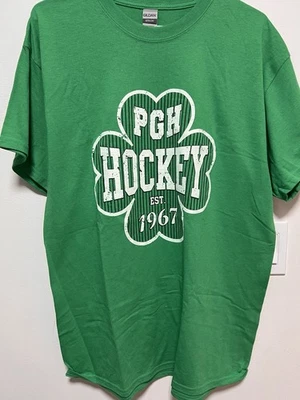 CAMISETA TRÉBOL PITTSBURGH Verde Talla Grande Nueva Foto 1 de 4