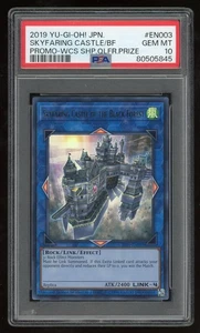 2019 Yugioh Skyfaring Castle Of The Black Forest 2020-EN003 Promo PSA 10 - Picture 1 of 2