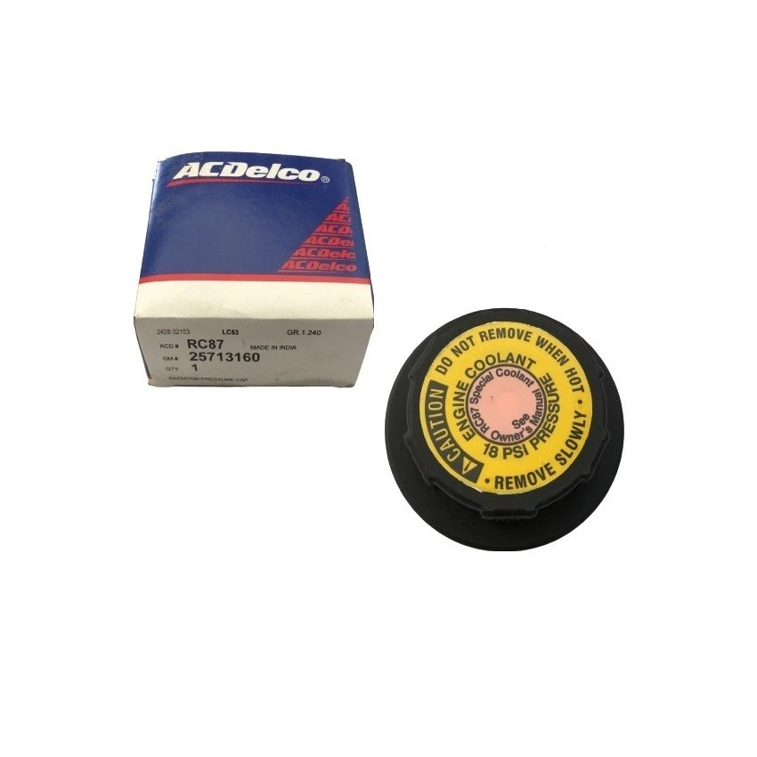ACDelco Radiator Cap For Chevrolet Caprice 5.7L V8-25713160 - Image 1 of 1