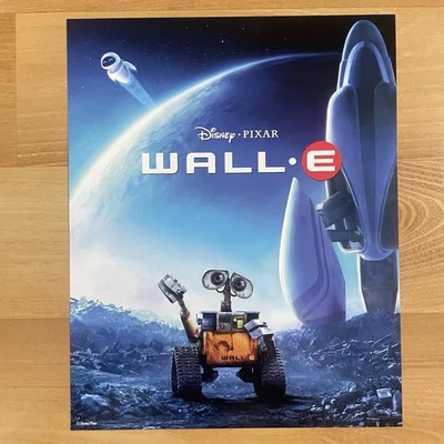 Mini póster de película Wall-E 8x10 Pixar Disney litografía Foto 1 de 3