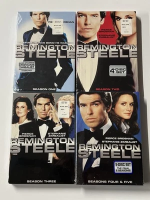 Remington Steele Complete Series Set of DVDs Season 1 2 3 4 & 5 BRAND NEW SEALED - Image 1 of 2