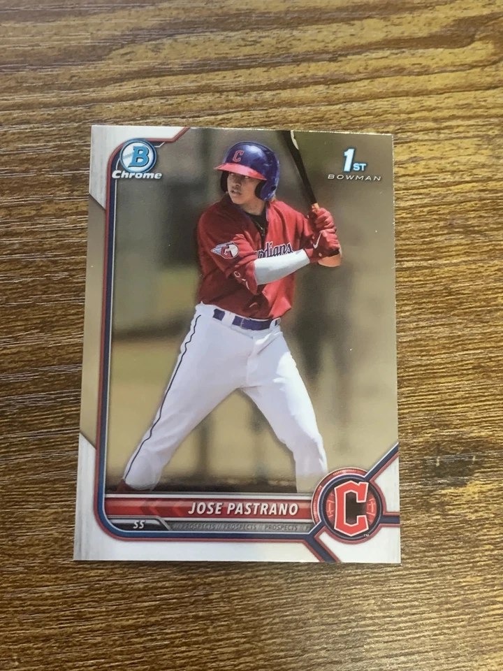 2022 Bowman Jose Pastrano 1st Chrome #BCP-21 Cleveland Guardians - Image 1 of 1
