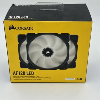 Corsair AF 120 LED High Airflow Static Pressure Fan RWF0016 - Image 1 of 3