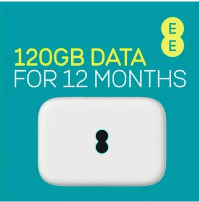 EE PAYG 4G Mobile WiFi 120GB Pre-Loaded Wireless Portable Router - Image 1 of 4