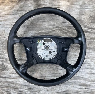 4-спицевое рулевое колесо 2004-2006 BMW X3 E83 черное кожаное от оригинального производителя - Изображение 1 из 3