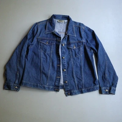 Chaqueta vintage Forenza para mujer 2xl XXL 20 azul lavado oscuro algodón años 90 Foto 1 de 3