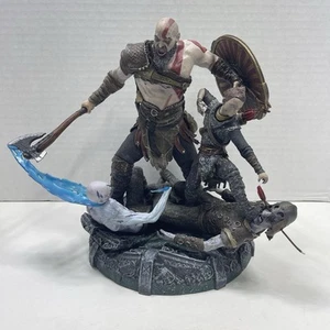 God of War Stone Mason's Collector's Edition (Statue Only) Kratos and Atreus PS4 - Picture 1 of 20