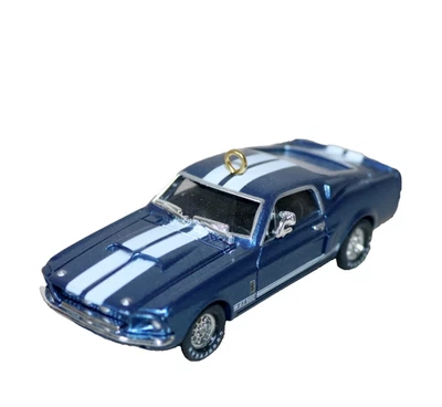 American Greetings Heirloom Ornament ~ Ford Shelby GT500 1967 azul oscuro ~ 2009 Foto 1 de 4