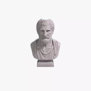 Aristotle Bust SculptureBust- 8 inches- White - Picture 1 of 4