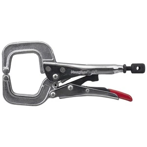 6" Locking C-Clamp, Round Tip, Max Clamping Capacity: 2″ (50 mm), Throat Dept... - Picture 1 of 3