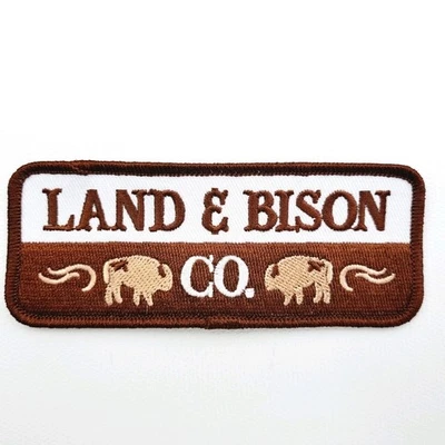 Parche bordado Land & Bison borde Merrow Foto 1 de 2