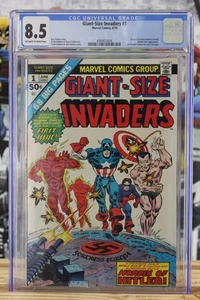 GIANT-SIZE INVADERS #1 ~ 6/1975 ~ CGC Grade 8.5, Off-White to White Pages ~ - Picture 1 of 8
