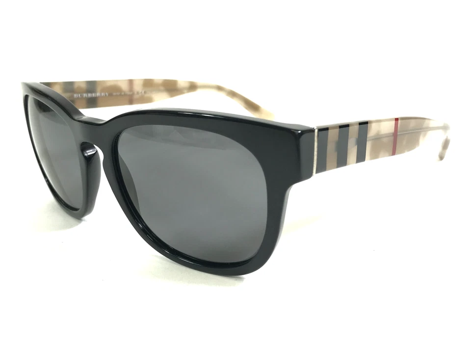 Burberry Sunglasses B4226 3600/81 Black Beige Check with Gray Polarized Lenses - Image 1 of 4