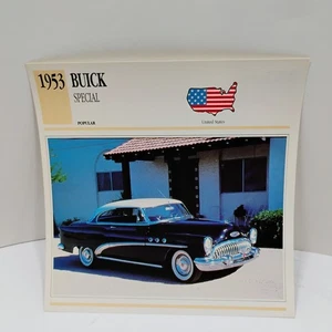 1953 Buick Special Popular United States Atlas Info Card - Picture 1 of 2