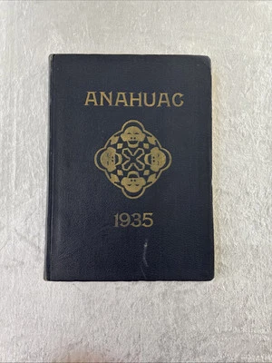 1935 ANAHUAC AMERICAN SCHOOL MEXICO CITY  WITH SIGNATURES RARE COLLECTORS - Image 1 of 4