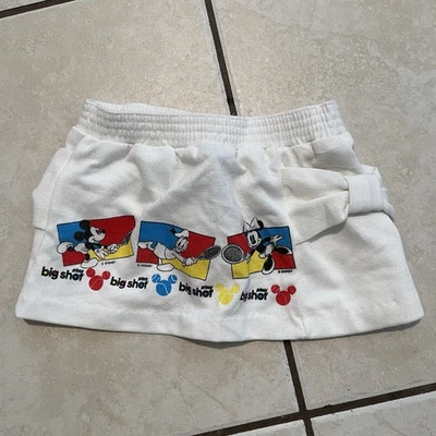 Vintage Disney Prince Big Shot Tennis Skirt Bows Mickey Minnie Donald Sm Size 4 - Image 1 of 4