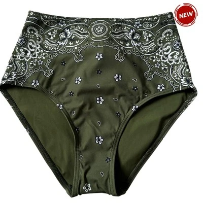 Zimmerman Green Paisley Bikini Bottom Swimsuit  Women Size 2-4 NWT | 69-12 - Изображение 1 из 4