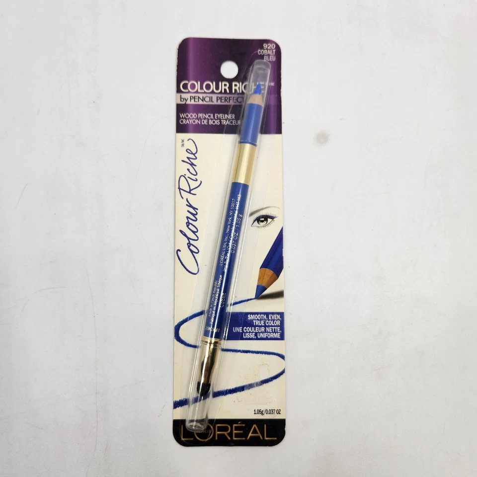 L'Oreal Colour Riche Wood Pencil Eyeliner 920 Cobalt Blue Brand New Sealed - Image 1 of 3