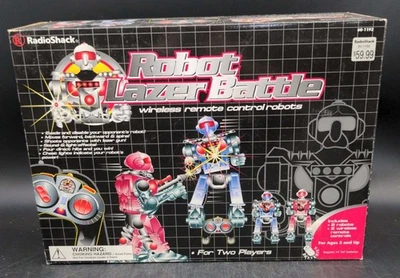 Vintage 1999 Radio Shack Robot Lazer Battle Wireless Remote Controlled - Image 1 of 4