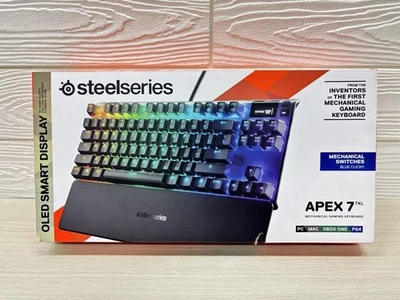 SteelSeries Apex 7 TKL JP 64756 Gaming Keyboard Blue switch Tested - Image 1 of 4