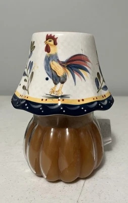 Домашние интерьеры и подарки коттедж петух узор абажур для свечи и основание для свечи - Изображение 1 из 4