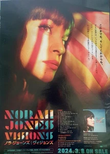 Norah Jones Visions Japanese Blue Note Promo Poster - Picture 1 of 2