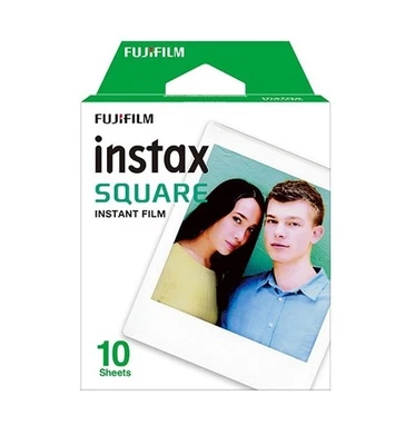 Fujifilm Instax Square 10 Blatt, Instant-Film glänzend weiß (16549278,16899893) - Bild 1 von 3