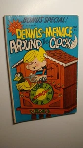DENNIS THE MENACE AROUND THE CLOCK 1969 HANK KETCHAM - Picture 1 of 1
