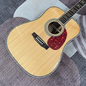 D45 Acoustic Guitar 6 String Custom Link Ship From China, NO EQ - Picture 1 of 7