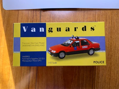 Vanguards Corgi 1:43 Ford Sierra Sapphire 2.0 GLS Metropolitan Police VA09902 - Image 1 of 4