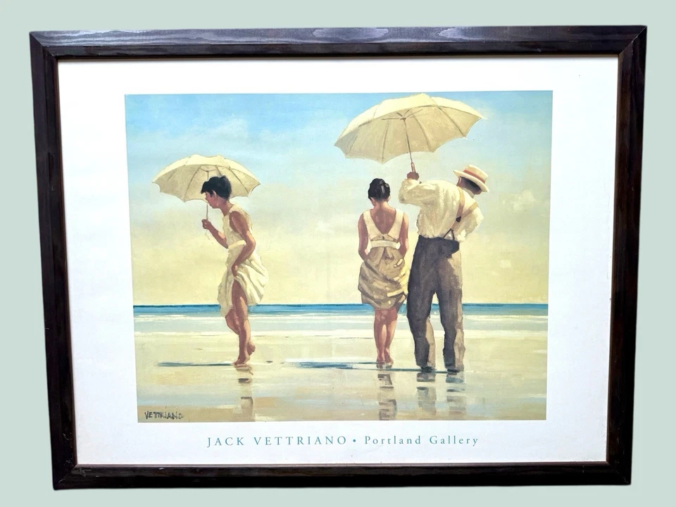 Portland Gallery Jack Vettriano Mad Dogs Framed Large fine art print - Image 1 of 4