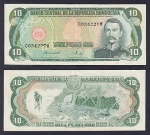 Banconota Republica Dominicana 10 pesos oro 1988 P.-119c SPL/XF - Imagen 1 de 1